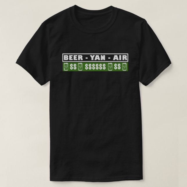 CAMISETA BEER - YAN - AIRE (Diseño del anverso)