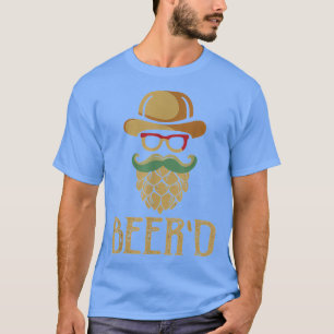 Camiseta Beerd Vintage Beard Para Los Amantes De La Cerveza