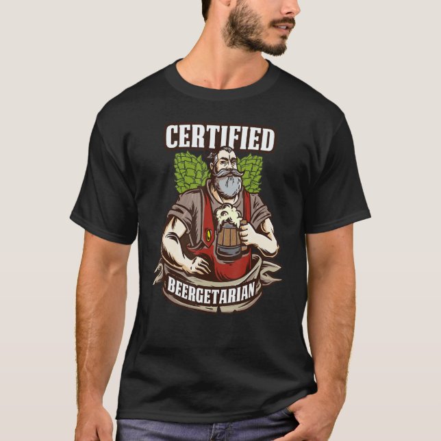 Camiseta Beergetarian Craft beer (Anverso)