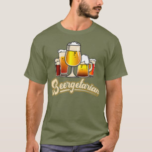 Camiseta Beergetarian Funny Craft Beer Breaking Brew