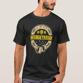 Camiseta Beergetarian Graphic Homebrewing Winemaking Brewer