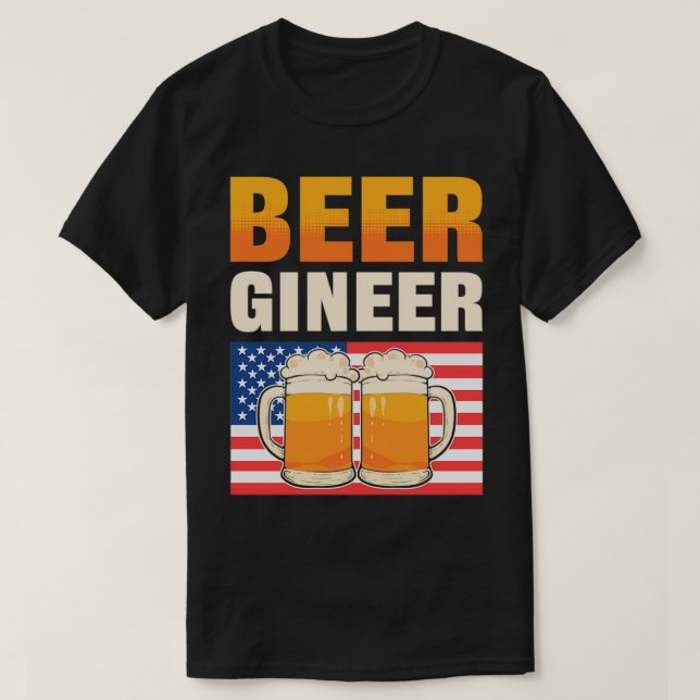 Camiseta Beergineer Beer Brewing Home Brewer Classic TShirt (Diseño del anverso)