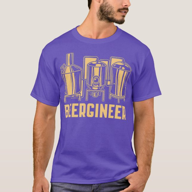 Camiseta Beergineer Craft Beer Regalo Cerveza Beer Bewery (Anverso)