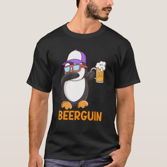 Camiseta Beerguin Beer Penguin Fiesta Festival Beer (Anverso)