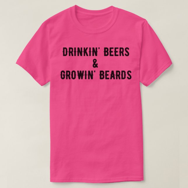 Camiseta Beers De Bebida Y Bolas De Growin 1 (Diseño del anverso)