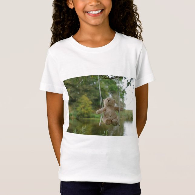 Camiseta Beertje op schommel aan boom (Anverso)