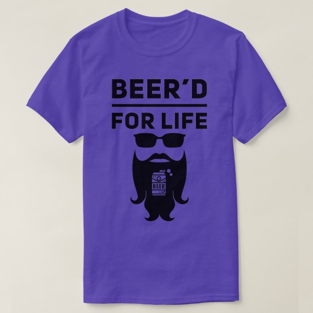 Camiseta Beerx27d For Life Royal Blue (Diseño del anverso)