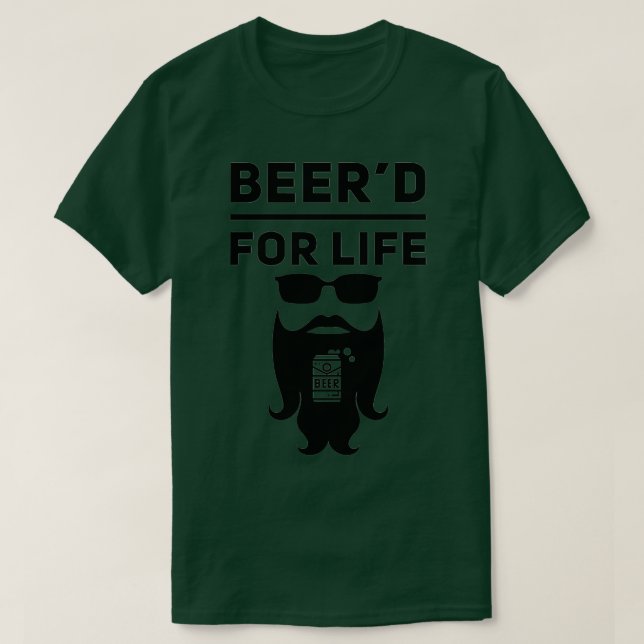 Camiseta Beerx27d Para Rojo De Vida (Diseño del anverso)