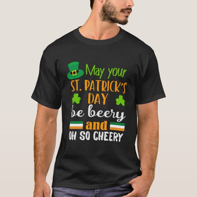 Camiseta Beery Cheery St. Patrick's Day (Anverso)