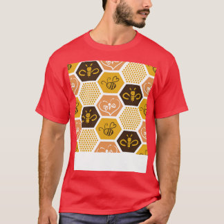 Camiseta Bees Honeycomb Beekeepers Gifts