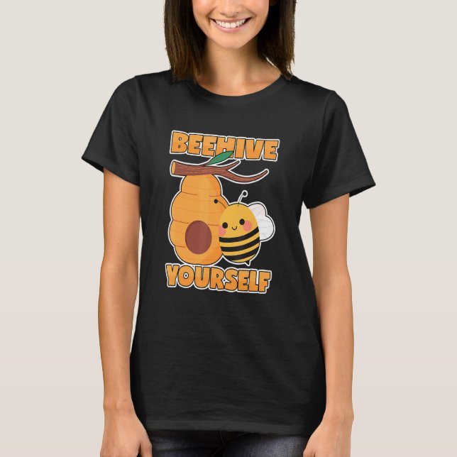 Camiseta Bees Pun Beekeeper Palabra Chiste diciendo (Anverso)