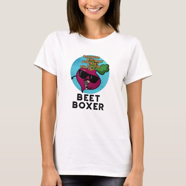 Camiseta Beet Boxer Funny Beet Pun (Anverso)