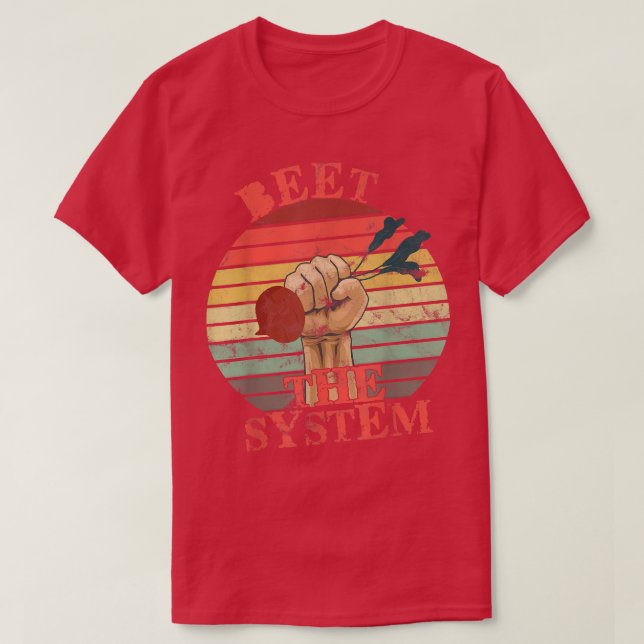 Camiseta Beet the System Vegan Vegetarian Beet Vegetabl (Diseño del anverso)