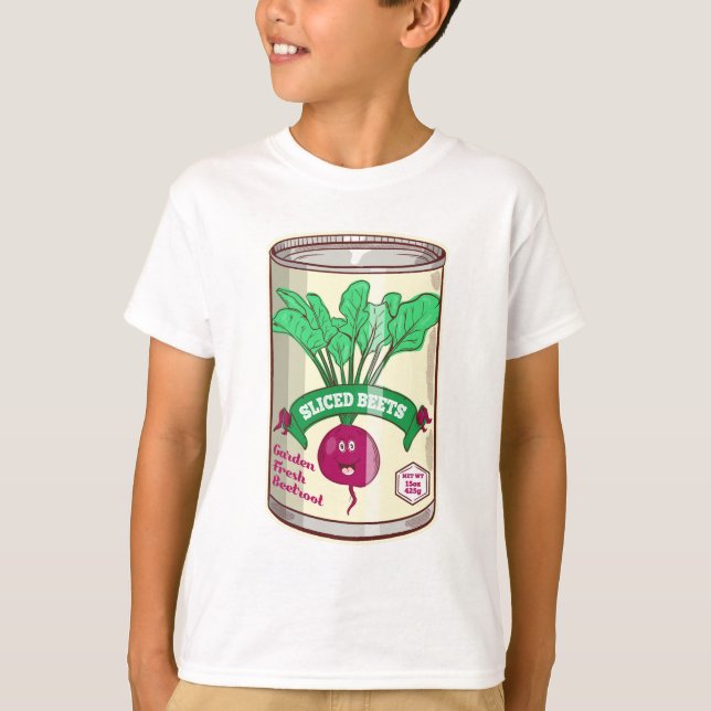 Camiseta Beet Tin Can de las remolachas (Anverso)