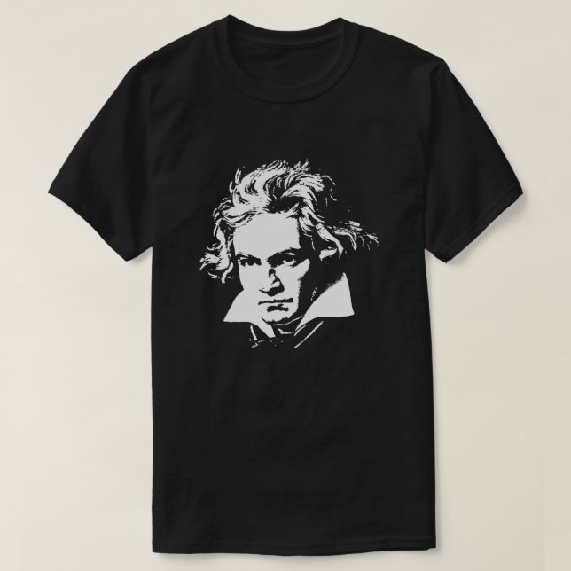 Camiseta beethoven (Diseño del anverso)