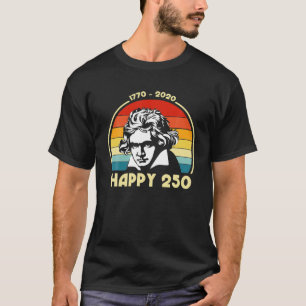 Camiseta Beethoven 250 cumpleaños y aniversario