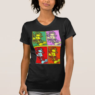 Camiseta Beethoven de arte pop