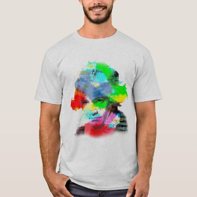 Camiseta Beethoven en color (Anverso)