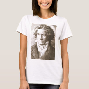 Camiseta Beethoven En Sepia