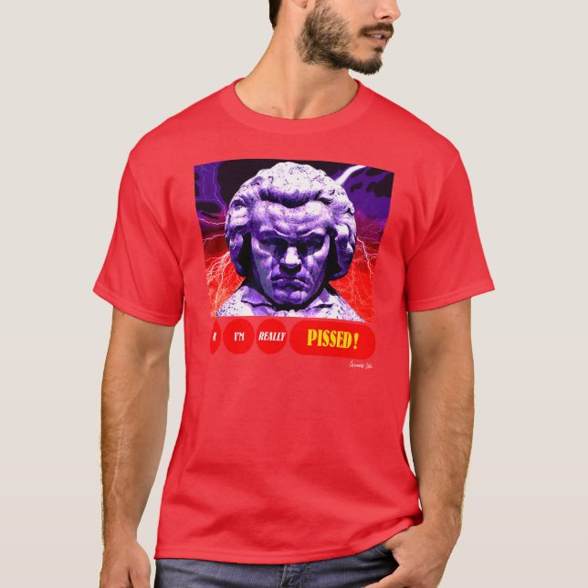 CAMISETA BEETHOVEN PISSED (Anverso)