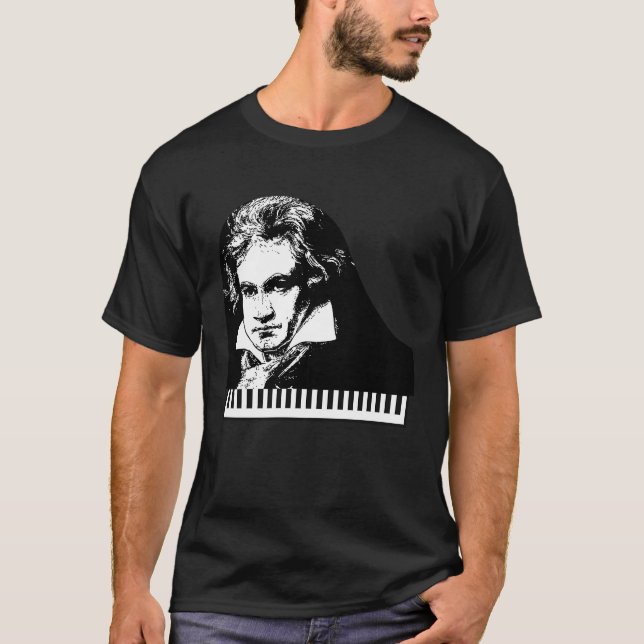 Camiseta Beethoven van Beethoven Piano Teacher (Anverso)