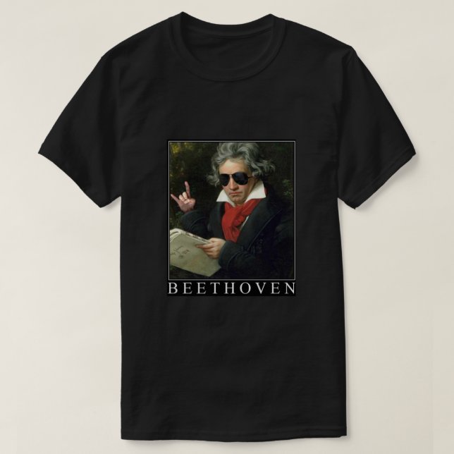 Camiseta BEETHOVEN Yolo T-SHIRT [CC-CatCow] (Diseño del anverso)
