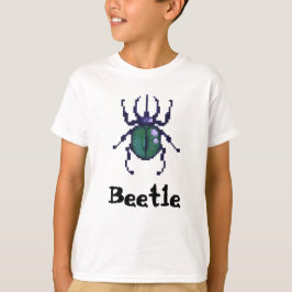 Camiseta Beetle green pixel art