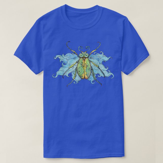 Camiseta Beetle Tshirt, Fairy Beetle Art Tee, Bug Lover (Diseño del anverso)