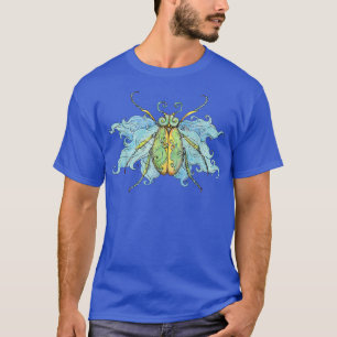 Camiseta Beetle Tshirt, Fairy Beetle Art Tee, Bug Lover