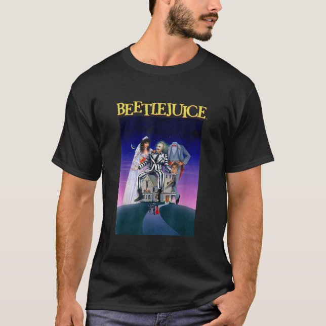 Camiseta Beetlejuice Iconic Classic Group Shot Retro Big Ch (Anverso)