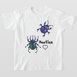Camiseta Beetles pixel art