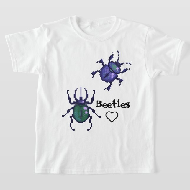 Camiseta Beetles pixel art (Distribución)