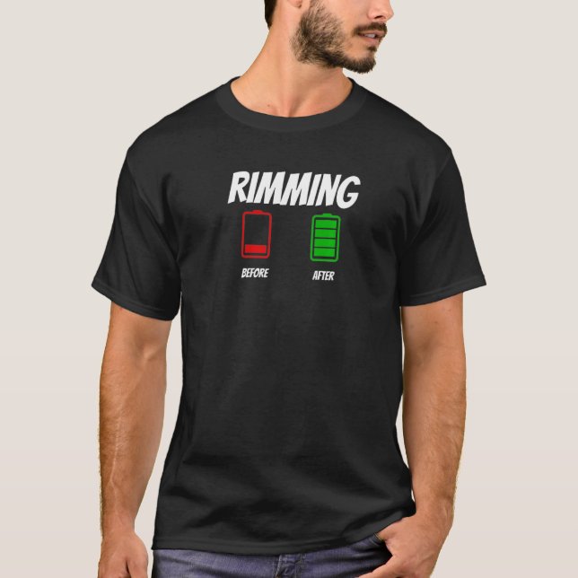 Camiseta Before And After Rimming Apparel (Anverso)