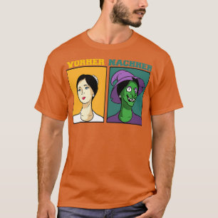 Camiseta before and after wedding bachelor party Stickers 0