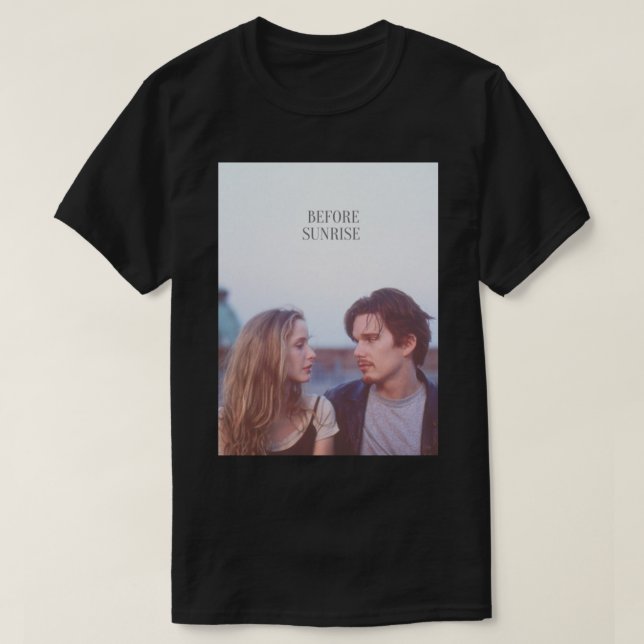Camiseta Before Sunrise Poster   (Diseño del anverso)