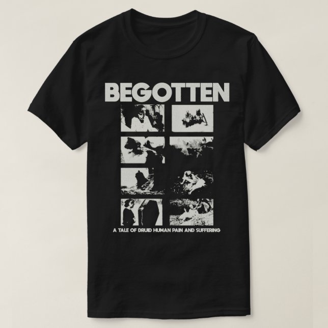 Camiseta BEGOTTEN Cult Horror Nihilism Film (Diseño del anverso)