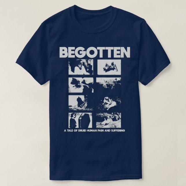 Camiseta BEGOTTEN Cult Horror Nihilism Film (Diseño del anverso)