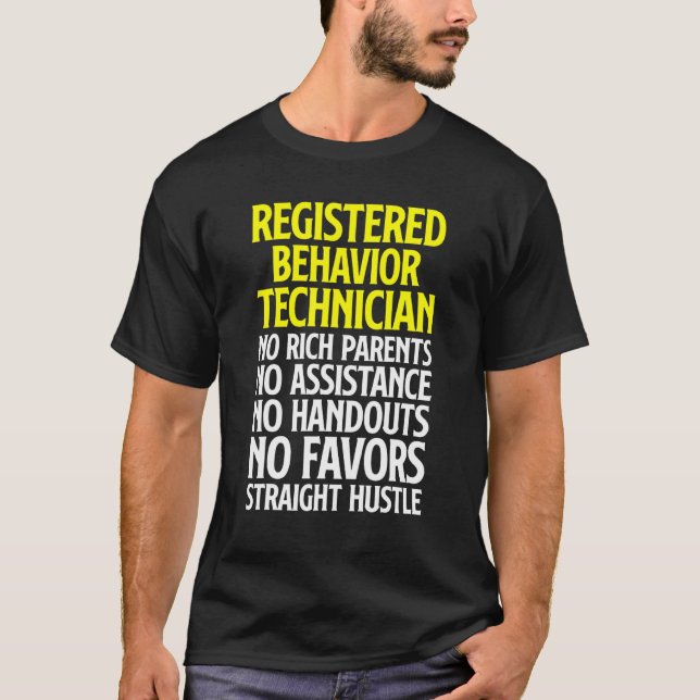 Camiseta Behavior Technician Behavioral Tech RBT 15 (Anverso)
