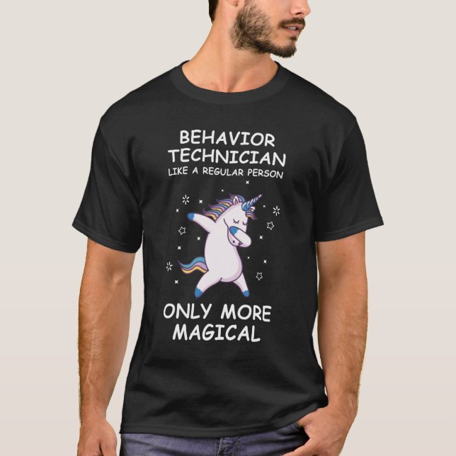 Camiseta Behavior Technician like a regular person only  (Anverso)