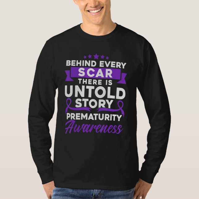 Camiseta Behind Every Scar Prematurity Awareness 1 (Anverso)