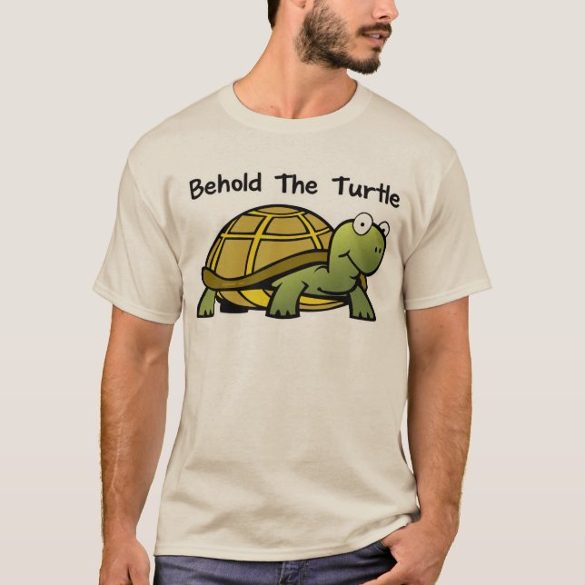 Camiseta Behold la tortuga (Anverso)