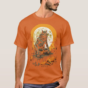 Camiseta Beinfinitamente Werewolf Tee Scary regalo de Hallo