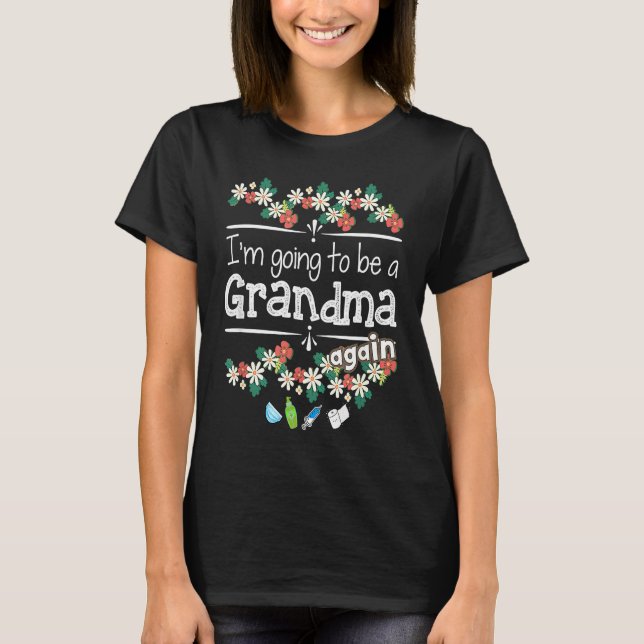 Camiseta Being a Grandma Again  Cool Blessed Plus Size Grap (Anverso)