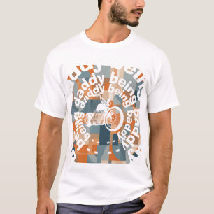 Camiseta "Being Daddy Being Baddy" Chopper Daddy Geométrico