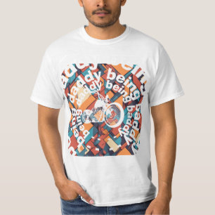 Camiseta "Being Daddy Being Baddy" Chopper Daddy Geométrico