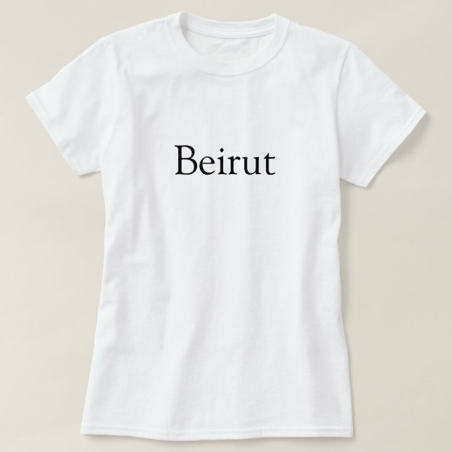 Camiseta Beirut (Diseño del anverso)