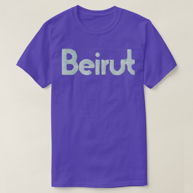 Camiseta Beirut U  (Diseño del anverso)
