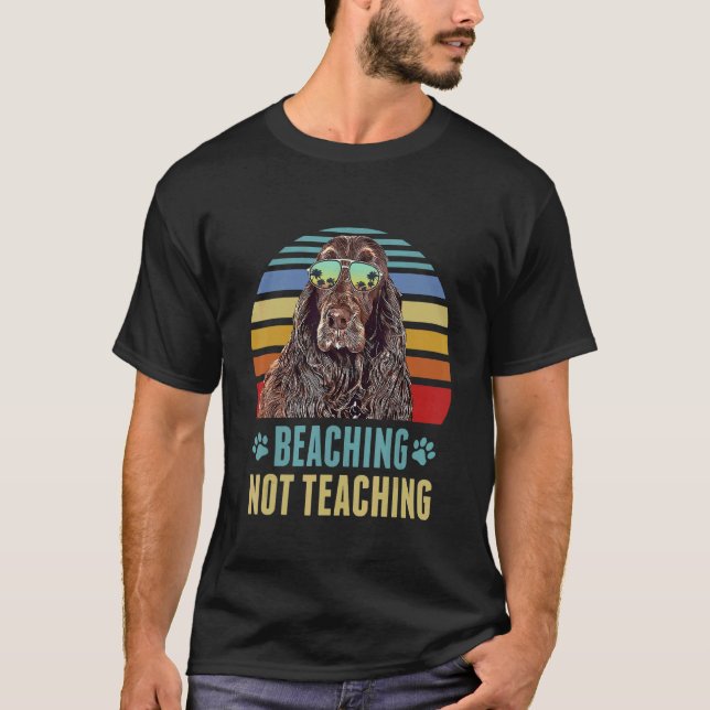 Camiseta Beis Not Teaching Boykin Spaniel Dog Summer (Anverso)