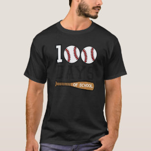 Camiseta Béisbol 100 Días de Escuela Feliz 100º Día Maestro