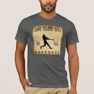 Camiseta Béisbol 1884 de Nueva York de la ciudad de Long